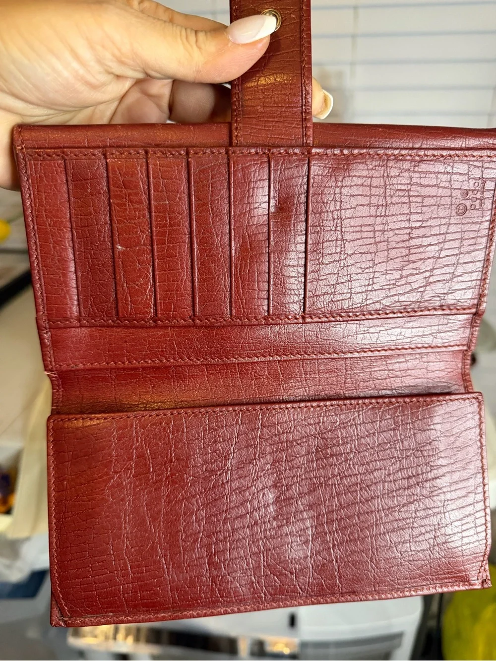 Gucci Blondie Continental Wallet – Vintage Red Leather - Picture 6 of 8